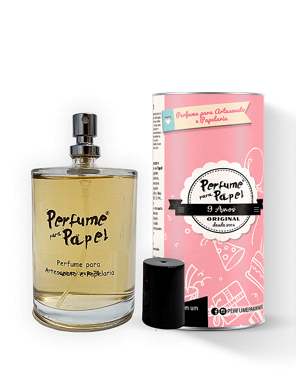 Edição 9 ANOS 100 ml - MEGA Perfume para Artesanato e Papelaria - Perfume para Papel