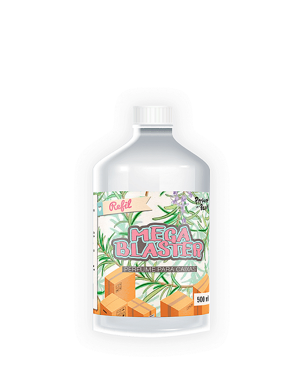 ALECRIM 500 ml - REFIL Mega Blaster - Perfume para Caixa e Embalagens | Perfume para Papel