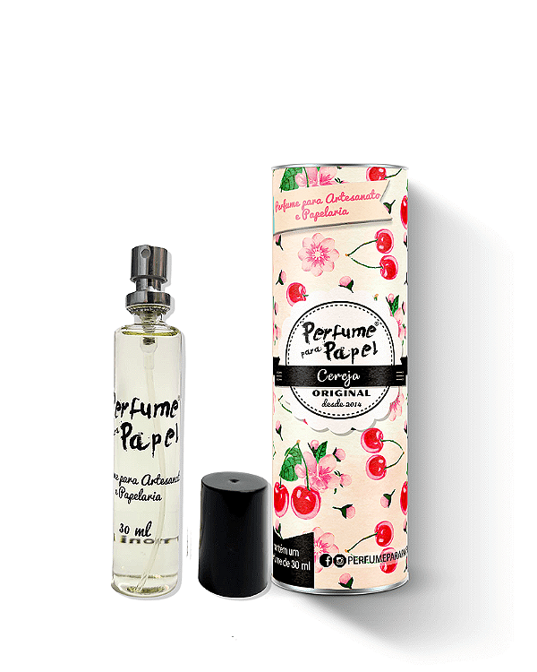 CEREJA 30 ml - Perfume para Artesanato e Papelaria - Perfume para Papel
