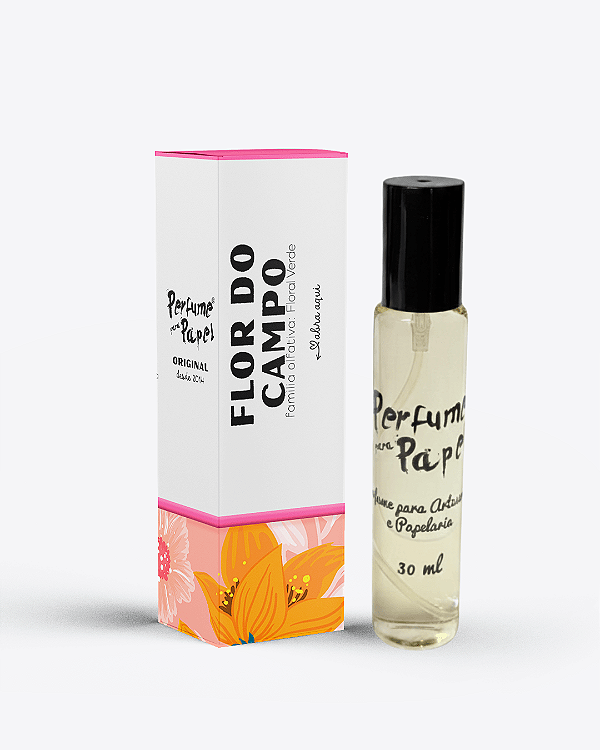 FLOR DO CAMPO 30 ml - Perfume para Artesanato e Papelaria - Perfume para Papel