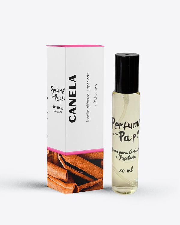 CANELA 30 ml - Perfume para Artesanato e Papelaria - Perfume para Papel