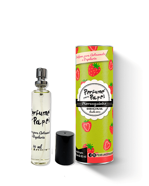 MORANGUINHO 30 ml - Perfume para Artesanato e Papelaria - Perfume para Papel