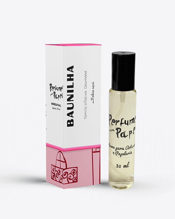 BAUNILHA 30 ml - Perfume para Artesanato e Papelaria - Perfume para Papel