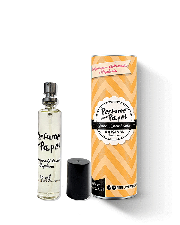 DOCE INOCÊNCIA 30 ml - Perfume para Artesanato e Papelaria - Perfume para Papel