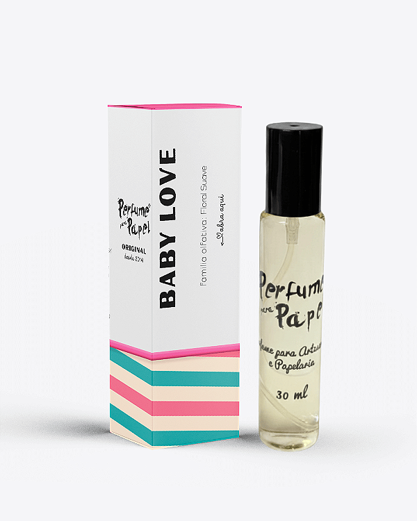 BABY LOVE 30 ml - Perfume para Artesanato e Papelaria - Perfume para Papel