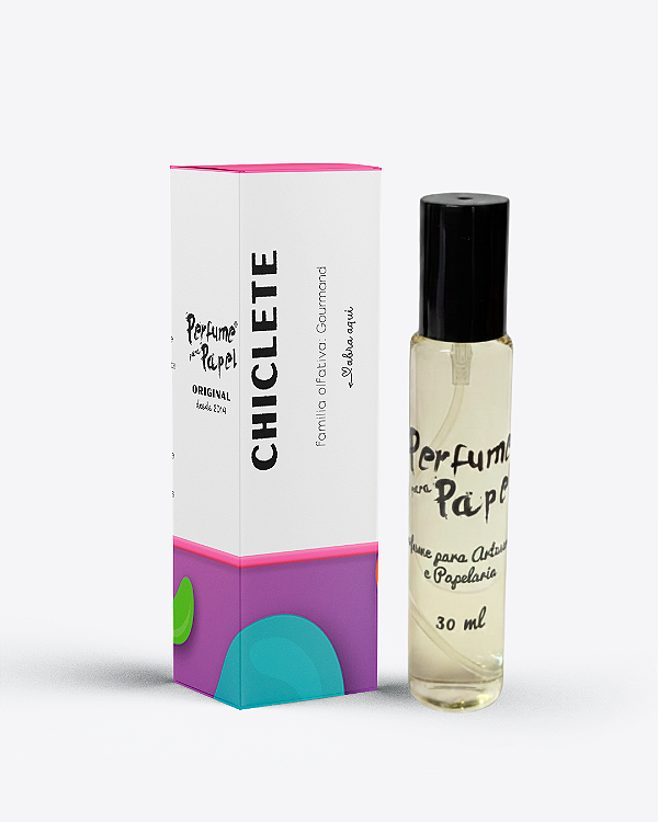 CHICLETE 30 ml - Perfume para Artesanato e Papelaria - Perfume para Papel
