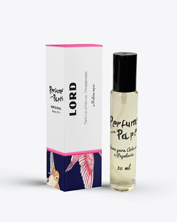 LORD 30 ml - Perfume para Artesanato e Papelaria - Perfume para Papel