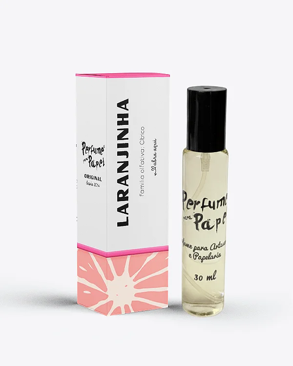 LARANJINHA 30 ml - Perfume para Artesanato e Papelaria - Perfume para Papel