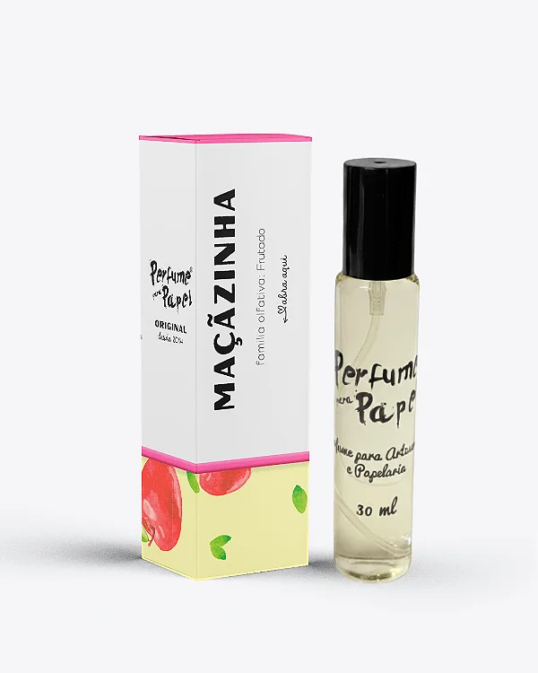 MAÇÃZINHA 30 ml - Perfume para Artesanato e Papelaria - Perfume para Papel