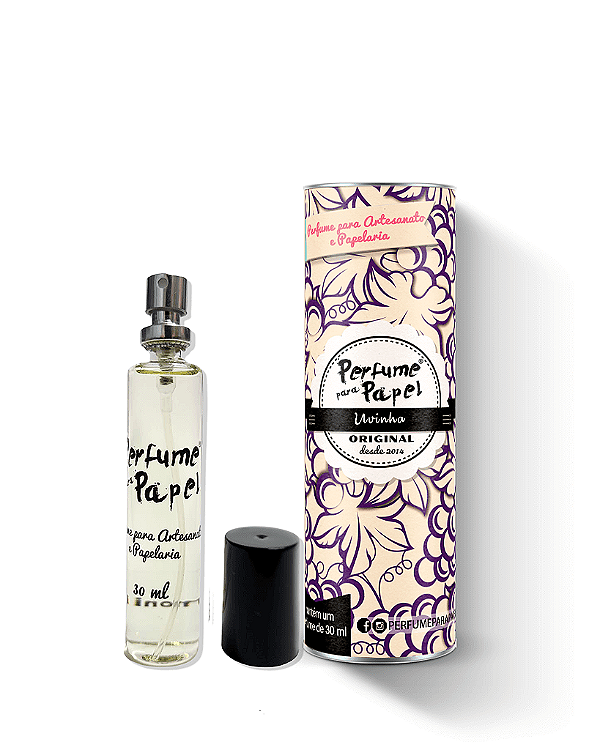 UVINHA 30 ml - Perfume para Artesanato e Papelaria - Perfume para Papel