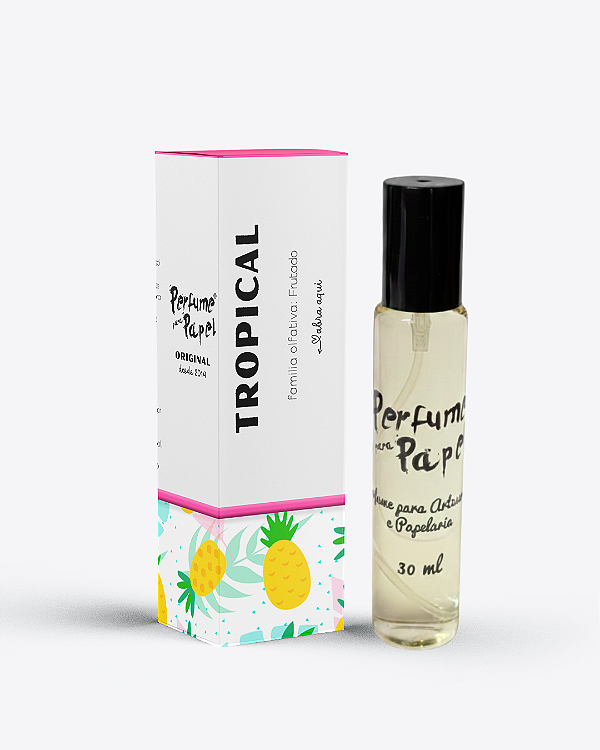 TROPICAL 30 ml - Perfume para Artesanato e Papelaria - Perfume para Papel