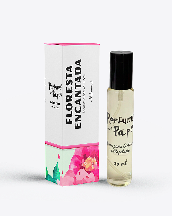 FLORESTA ENCANTADA 30 ml - Perfume para Artesanato e Papelaria - Perfume para Papel