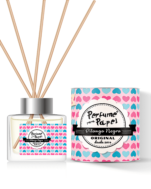 PITANGA NEGRA - DIFUSOR DE VARETAS Aromatizador para Ambientes 250 ml - Perfume para Papel