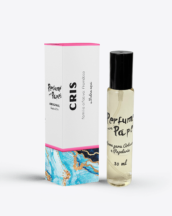 CRIS 30 ml - Perfume para Artesanato e Papelaria - Perfume para Papel