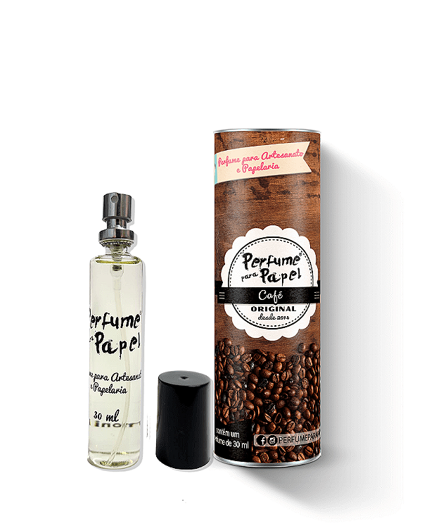 CAFÉ 30 ml - Perfume para Artesanato e Papelaria - Perfume para Papel