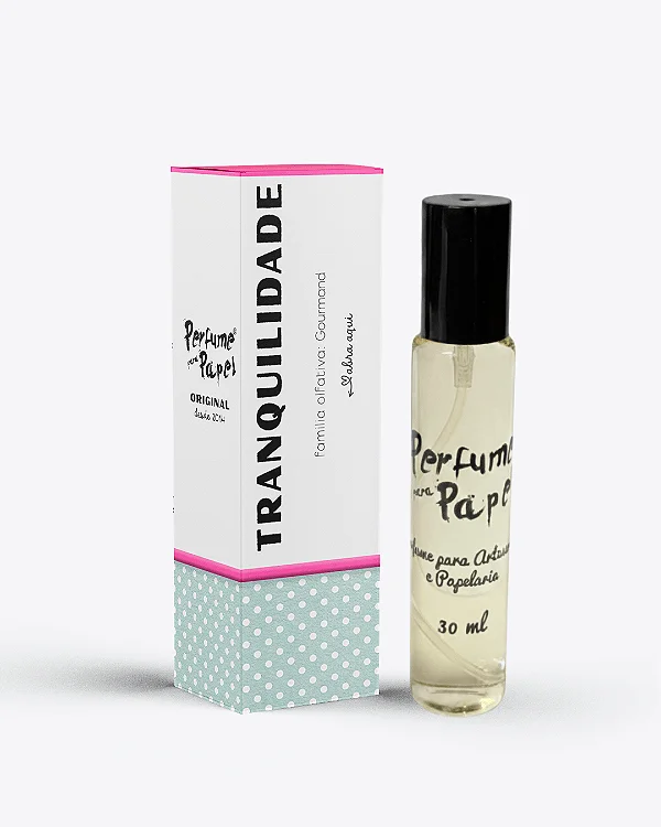 TRANQUILIDADE 30 ml - Perfume para Artesanato e Papelaria - Perfume para Papel