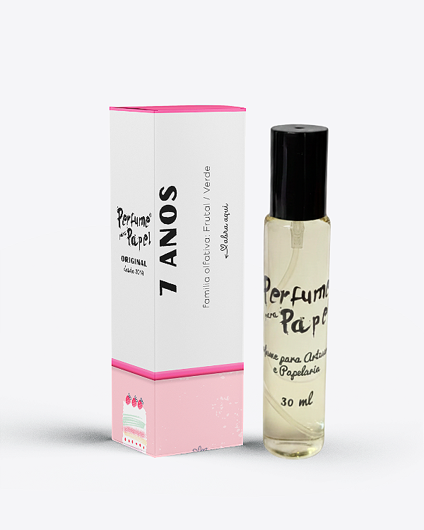 Edição 7 ANOS 30 ml - Perfume para Artesanato e Papelaria - Perfume para Papel