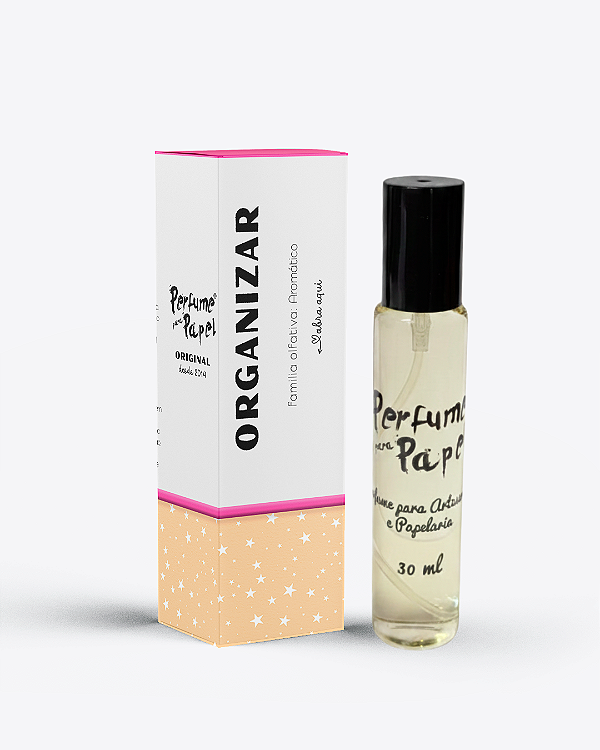 ORGANIZAR 30 ml - Perfume para Artesanato e Papelaria - Perfume para Papel