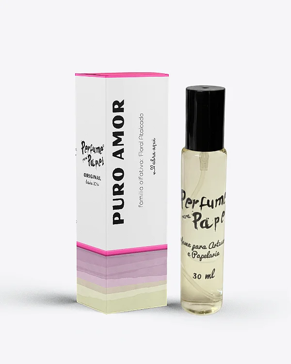 PURO AMOR 30 ml - Perfume para Artesanato e Papelaria - Perfume para Papel