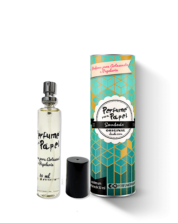 SAUDADE 30 ml - Perfume para Artesanato e Papelaria - Perfume para Papel