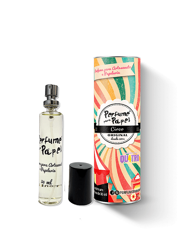 CIRCO 30 ml - Perfume para Artesanato e Papelaria - Perfume para Papel