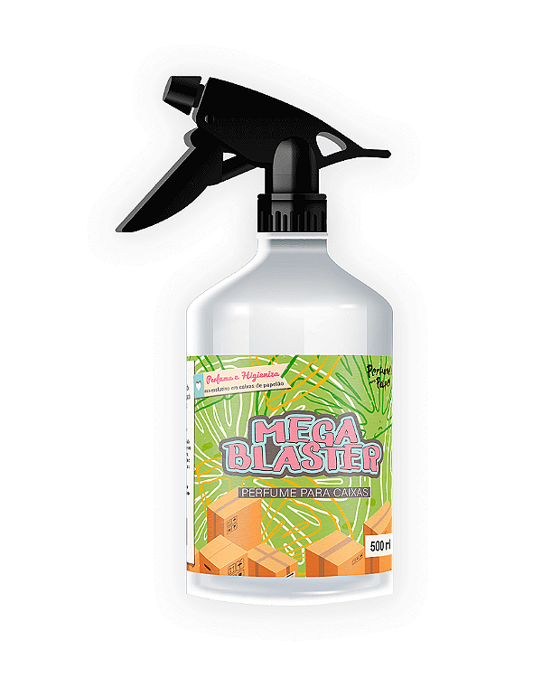 LEMON 500 ml - SPRAY Mega Blaster - Perfume para Caixa e Embalagens | Perfume para Papel