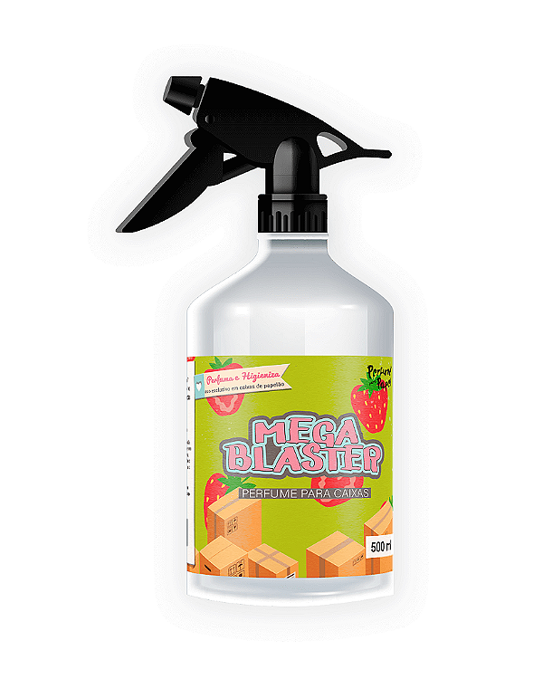 MORANGUINHO 500 ml - SPRAY Mega Blaster - Perfume para Caixa e Embalagens | Perfume para Papel