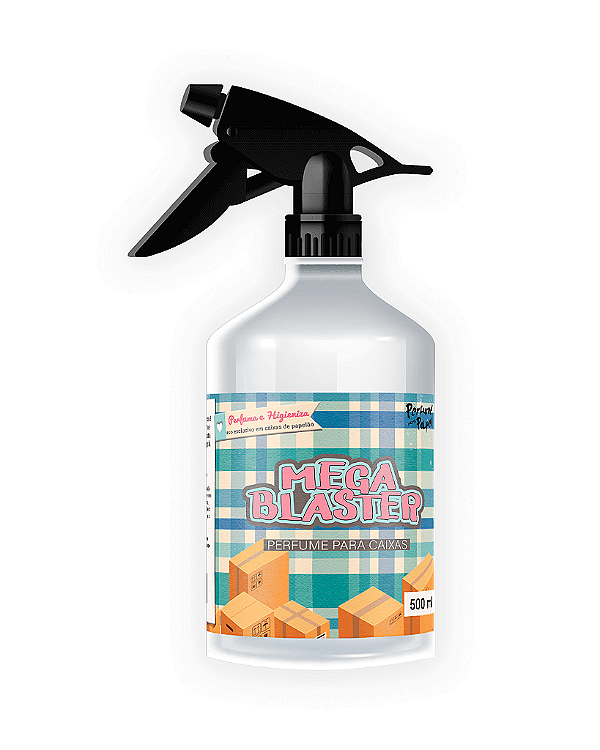 8 ANOS 500 ml - SPRAY Mega Blaster - Perfume para Caixa e Embalagens | Perfume para Papel