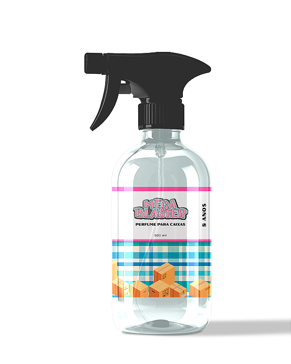8 ANOS 500 ml - SPRAY Mega Blaster - Perfume para Caixa e Embalagens | Perfume para Papel