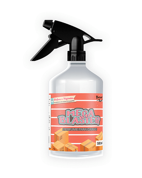 PRODUTIVIDADE 500 ml - SPRAY Mega Blaster - Perfume para Caixa e Embalagens | Perfume para Papel