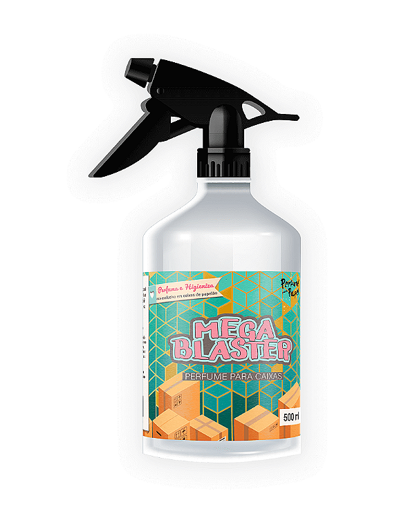 SAUDADE 500 ml - SPRAY Mega Blaster - Perfume para Caixa e Embalagens | Perfume para Papel
