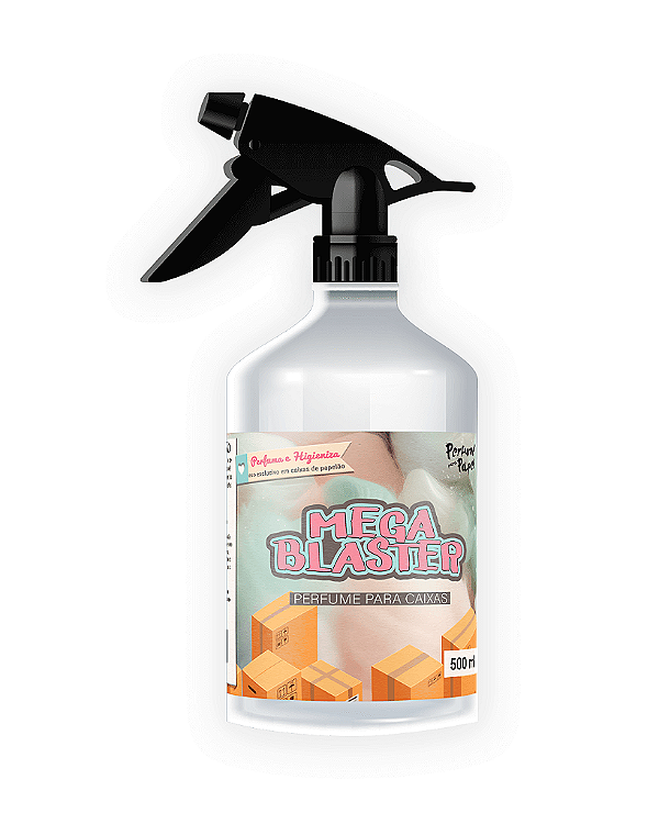 NUVEM DE ALGODÃO 500 ml - SPRAY Mega Blaster - Perfume para Caixa e Embalagens | Perfume para Papel