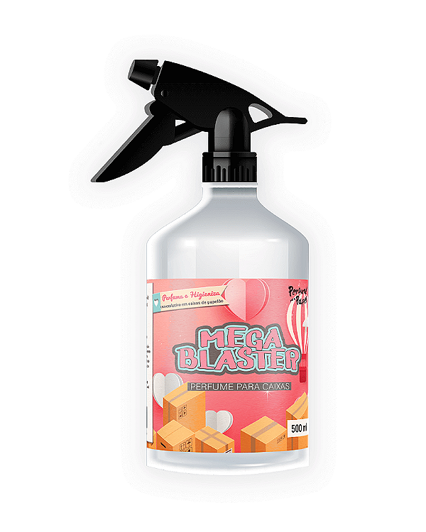 SEDUÇÃO 500 ml - SPRAY Mega Blaster - Perfume para Caixa e Embalagens | Perfume para Papel