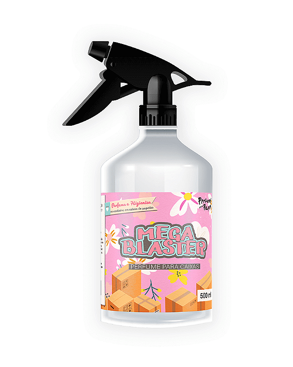 INSPIRAÇÃO 500 ml - SPRAY Mega Blaster - Perfume para Caixa e Embalagens | Perfume para Papel