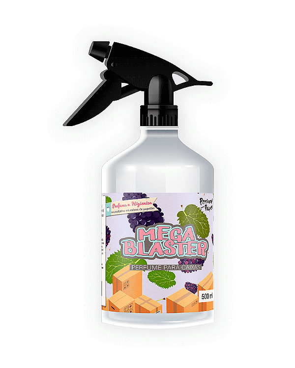 LIZ 500 ml - SPRAY Mega Blaster - Perfume para Caixa e Embalagens | Perfume para Papel