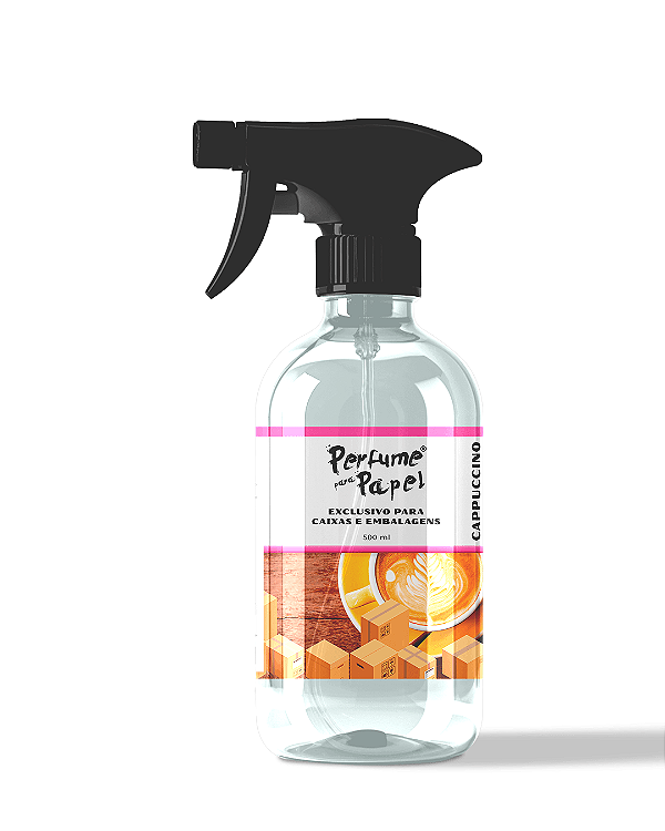 CAPPUCCINO 500 ml - SPRAY Perfume para Caixa e Embalagens - Perfume para Papel