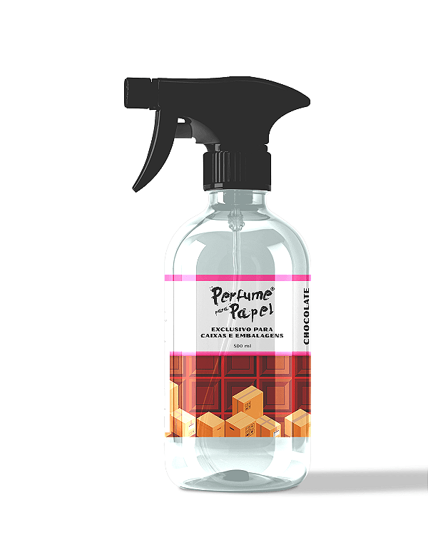 CHOCOLATE 500 ml - SPRAY Perfume para Caixa e Embalagens - Perfume para Papel