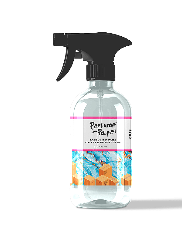 CRIS 500 ml - SPRAY Perfume para Caixa e Embalagens - Perfume para Papel