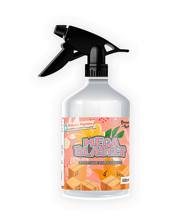 FLOR DO CAMPO 500 ml - SPRAY Mega Blaster - Perfume para Caixa e Embalagens | Perfume para Papel