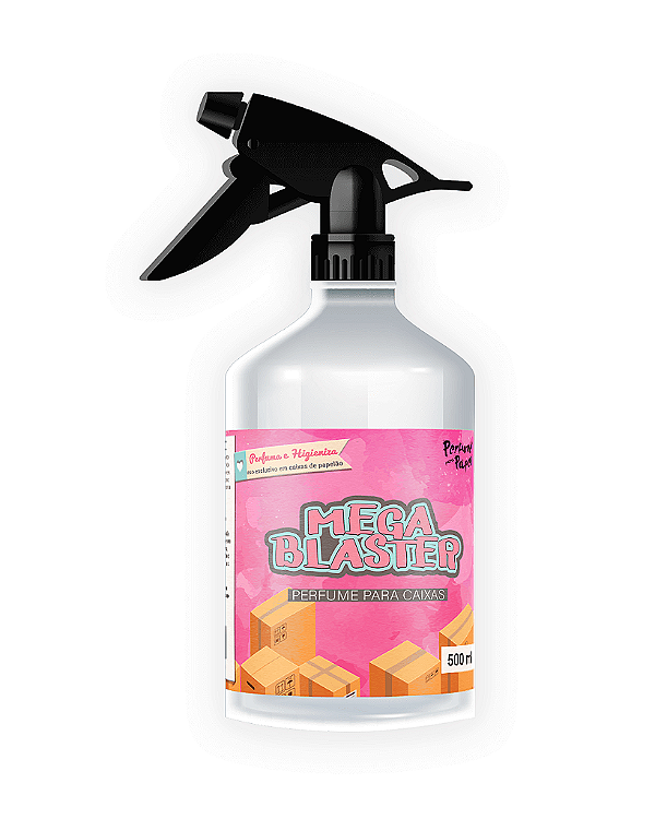 TRANSFORMAÇÃO 500 ml - SPRAY Mega Blaster - Perfume para Caixa e Embalagens | Perfume para Papel