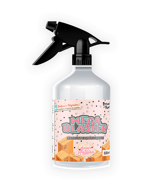 SCRAP ARTEIRA 500 ml - SPRAY Mega Blaster - Perfume para Caixa e Embalagens | Perfume para Papel
