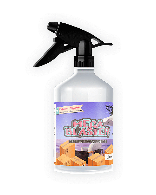 PAZ 500 ml - SPRAY Mega Blaster - Perfume para Caixa e Embalagens | Perfume para Papel