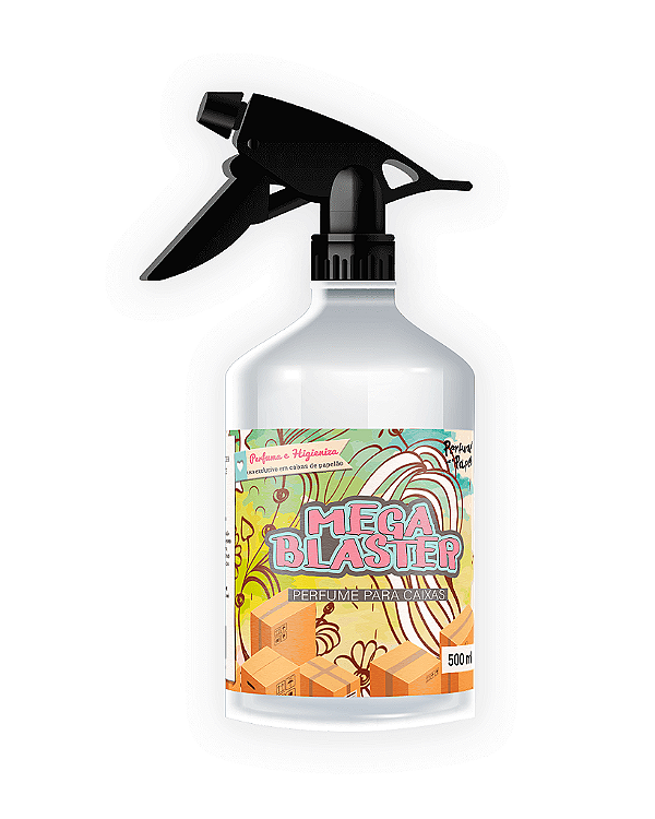 PARA SEMPRE 500 ml - SPRAY Mega Blaster - Perfume para Caixa e Embalagens | Perfume para Papel