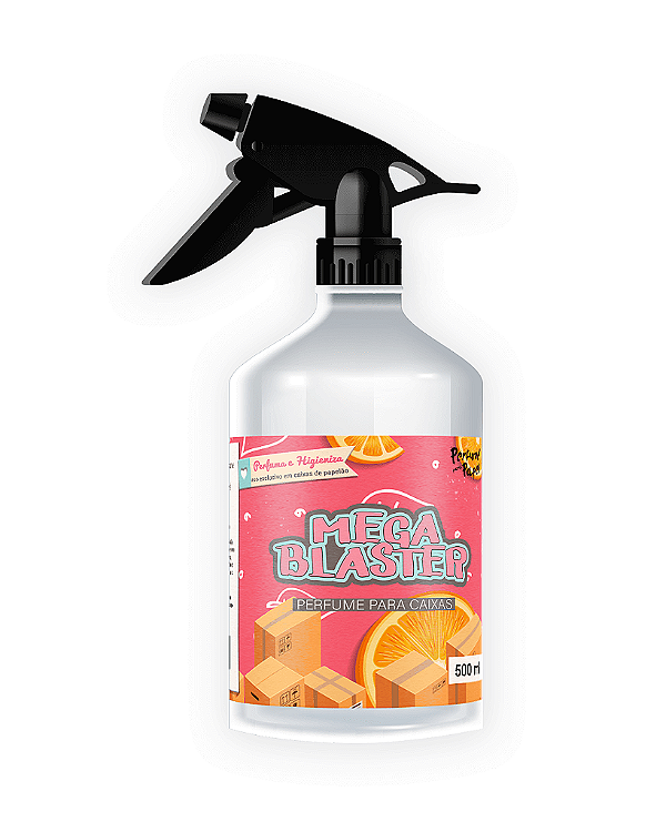LARANJA LIMA 500 ml - SPRAY Mega Blaster - Perfume para Caixa e Embalagens | Perfume para Papel