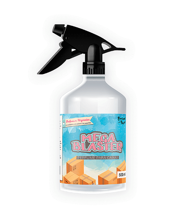 JENI 500 ml - SPRAY Mega Blaster - Perfume para Caixa e Embalagens | Perfume para Papel