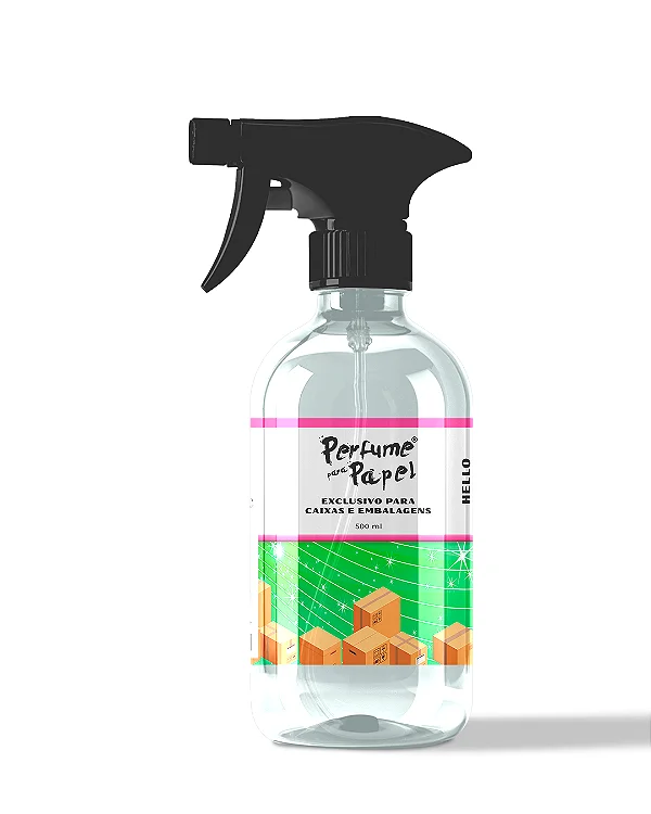 HELLO 500 ml - SPRAY Perfume para Caixa e Embalagens - Perfume para Papel