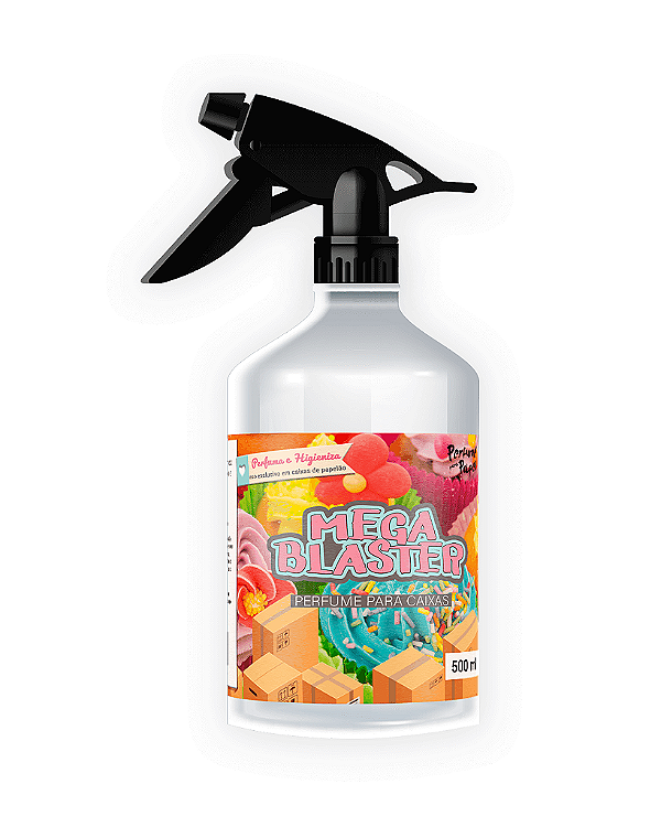 GRATIDÃO 500 ml - SPRAY Mega Blaster - Perfume para Caixa e Embalagens | Perfume para Papel