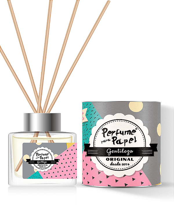 GENTILEZA - DIFUSOR DE VARETAS Aromatizador para Ambientes 250 ml - Perfume para Papel