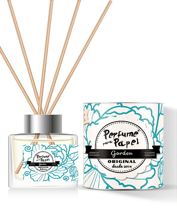 GARDEN - DIFUSOR DE VARETAS Aromatizador para Ambientes 250 ml - Perfume para Papel