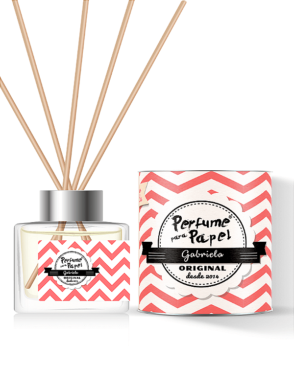 GABRIELA - DIFUSOR DE VARETAS Aromatizador para Ambientes 250 ml - Perfume para Papel